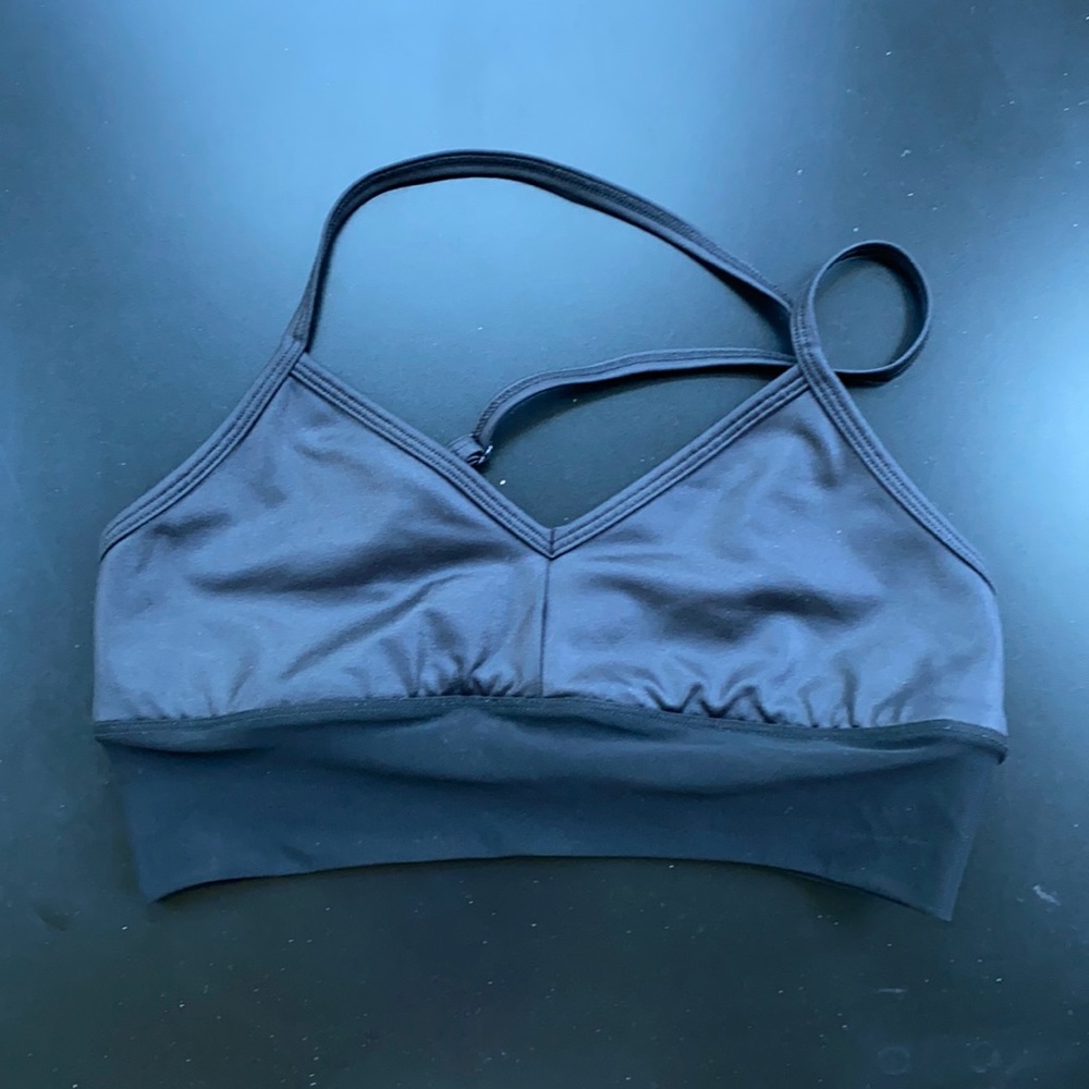 Alo Yoga Women's Bra, Black Glossy